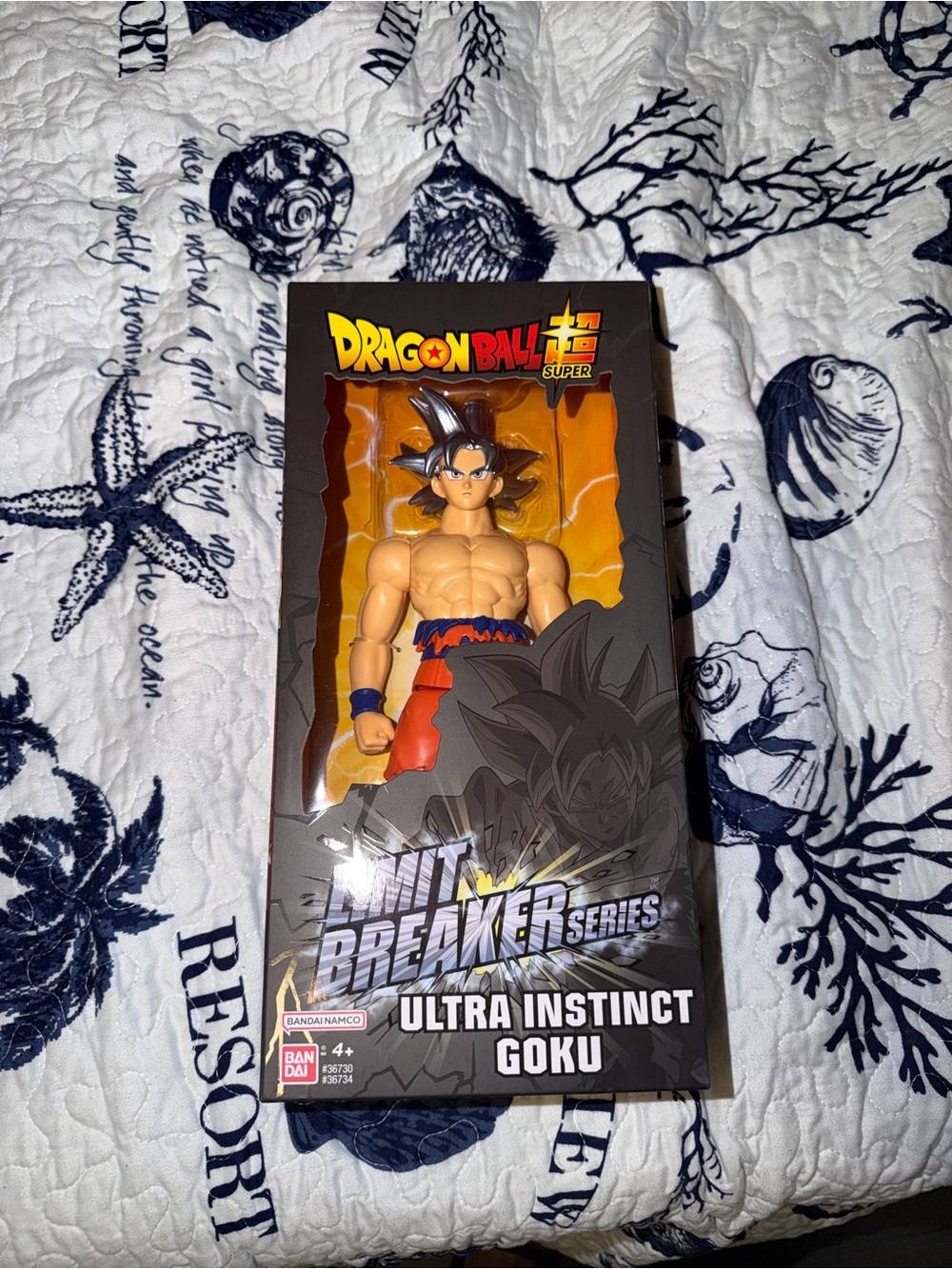 Dragon Ball Super Ultra Instinct Goku Action Figure - Black & Orange